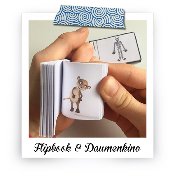 Bluebumblebee | Kurz Knapp Kreativ | Flipbook Daumenkino | Polaroid
