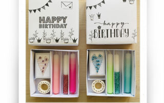 Bluebumblebee | Kurz Knapp Kreativ | Happy-Birthday-Box | Polaroid